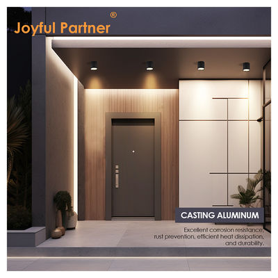 এলইডি সিলিং লাইট পৃষ্ঠ মাউন্ট সিলিন্ডারিক্যাল অ্যালুমিনিয়াম হাউজিং এসি 220V 8W 3000K হলওয়ের জন্য