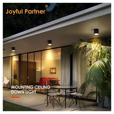 এলইডি সিলিং লাইট পৃষ্ঠ মাউন্ট সিলিন্ডারিক্যাল অ্যালুমিনিয়াম হাউজিং এসি 220V 8W 3000K হলওয়ের জন্য