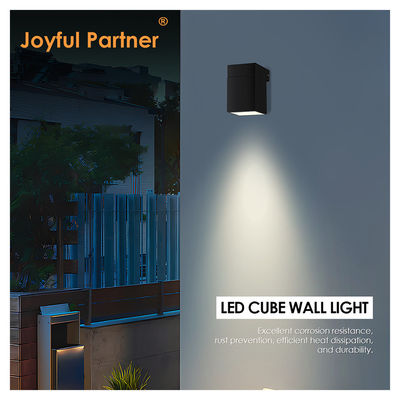 আউটডোর ইনডোর ওয়াল LED লাইট স্কয়ার 8W ডিসি 24v উষ্ণ সাদা এসএমডি LED কাস্টিং অ্যালুমিনিয়াম হাউজিং মাল্টিফাংশন বিম কোণ