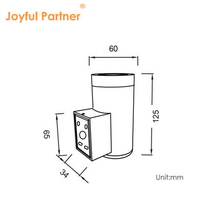 আধুনিক কাস্টমাইজ আড়ালে আইপি 65 জলরোধী বাগান সজ্জা 6W বহিরঙ্গন নেতৃত্বাধীন ওয়াল লাইট