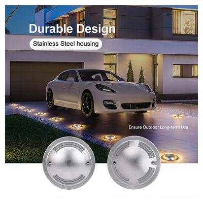 আইপি 67 আল্ট্রা পাতলা কবরিত ইনগ্রাউন্ড আপলাইট 12V 24V ওয়াটারপ্রুফ ডেক লাইট রিসেসড গ্রাউন্ড ল্যাম্প