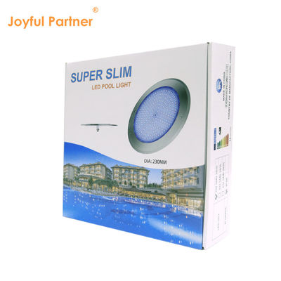 18W 316SS আন্ডারওয়াটার ওয়াল মাউন্ট LED পুল লাইট 230MM DC12V 252pcs SMD2835 উষ্ণ সাদা ধ্রুবক ভোল্টেজ