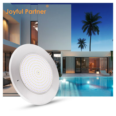 18W 316SS আন্ডারওয়াটার ওয়াল মাউন্ট LED পুল লাইট 230MM DC12V 252pcs SMD2835 উষ্ণ সাদা ধ্রুবক ভোল্টেজ