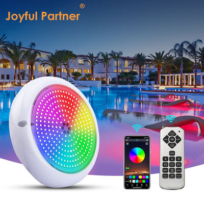 রঙ পরিবর্তনশীল সুইমিং পুল লাইট ABS পিসি RGB Emtting 12V ইনপুট উষ্ণ সাদা পৃষ্ঠ মাউন্ট
