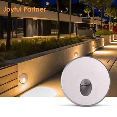 2W LED Recessed Light DC24V Step Lights উষ্ণ সাদা আইপি 65 ওয়াটারপ্রুফ ওয়াল লাইট প্লাস্টিকের মাউন্ট সহ সিঁড়ি