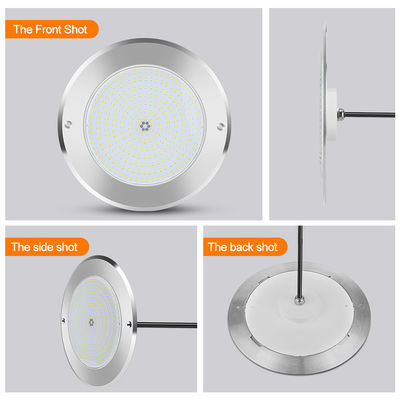 SUS316 কভার মাউন্ট করা IP68 DC12V 3000K আন্ডারওয়াটার LED SPA পুকুর আলো