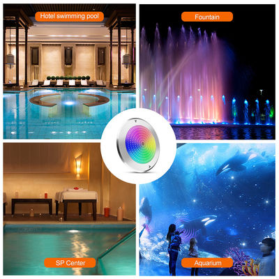 SUS316 কভার মাউন্ট করা IP68 DC12V 3000K আন্ডারওয়াটার LED SPA পুকুর আলো