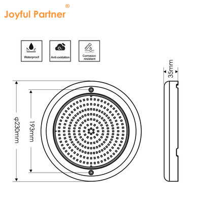 316SS আইপি 68 সামুদ্রিক এলইডি লাইট আরজিবি ওয়াইফাই নিয়ন্ত্রণ এসি 12 ভি আইপি 68 জলরোধী 2 বছরের ওয়ারেন্টি সহ