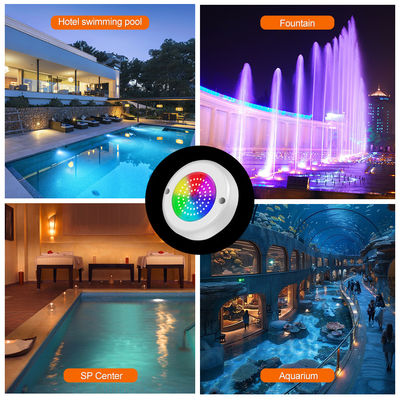 এসি 12 ভি ডুবযোগ্য পানির নীচে আইপি 68 আরজিবি সুইচ কন্ট্রোল 15W রেজিন ভরা পৃষ্ঠ মাউন্ট করা