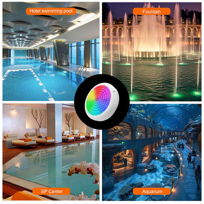 পুল লাইট LED আন্ডারওয়াটার PAR56 কংক্রিট প্রাচীর পৃষ্ঠ 18 কী রিমোট কন্ট্রোলার সঙ্গে মাউন্ট