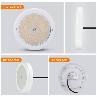 DMX পুল লাইট IP68 18W AC12V রিমোট কন্ট্রোল ওয়াটারপ্রুফ পিসি PAR56 সাদা আলো