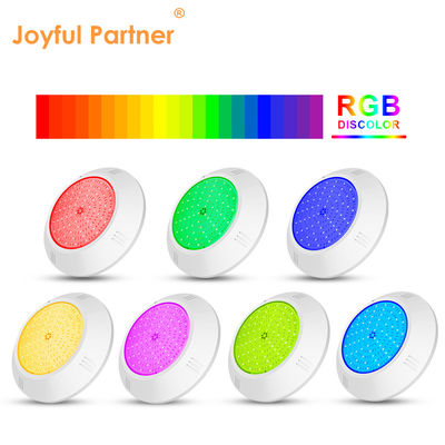 ইপোক্সি রজন ভরা পানির নীচে পুল হালকা প্রাচীর মাউন্ট ABS হাউজিং IP68 AC12V 18W Dia 260mm