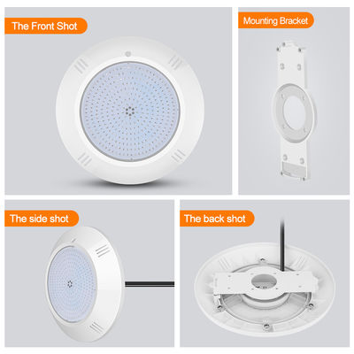 ইপোক্সি রজন ভরা পানির নীচে পুল হালকা প্রাচীর মাউন্ট ABS হাউজিং IP68 AC12V 18W Dia 260mm