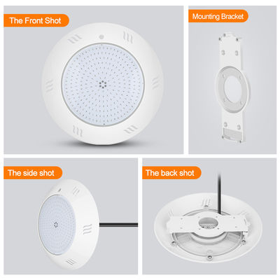 প্রাচীর মাউন্ট করা আইপি 68 আন্ডারওয়াটার লাইট মাল্টিকলার রিমোট কন্ট্রোল সুইমিং LED পুল লাইট ABS হাউজিং