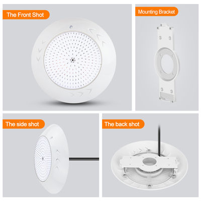 18W Par56 LED সুইমিং পুল সারফেস মাউন্টযুক্ত LED আন্ডারওয়াটার পুল লাইট AC 12V RGB ওয়াটারস্কেপ গার্ডেনের জন্য