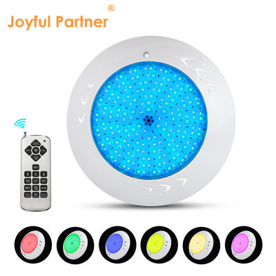 18W Par56 LED সুইমিং পুল সারফেস মাউন্টযুক্ত LED আন্ডারওয়াটার পুল লাইট AC 12V RGB ওয়াটারস্কেপ গার্ডেনের জন্য