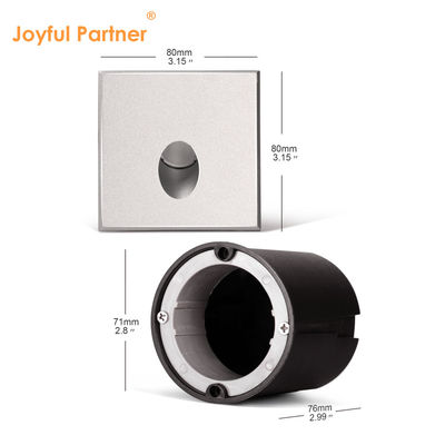 স্মার্ট এলইডি ওয়াল ল্যাম্প আইপি 65 অ্যালুমিনিয়াম বডি বর্গাকার আকৃতি ডিসি 24v 1w 2w 3w LED সিঁড়ি আলো করিডোর জন্য