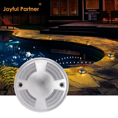 ভূগর্ভস্থ ডেক লাইট 12/24DC IP67 ওয়াটারপ্রুফ 3W OSRAM SMD LED একক রঙ সিই ROHS 2 বছরের ওয়ারেন্টি সহ