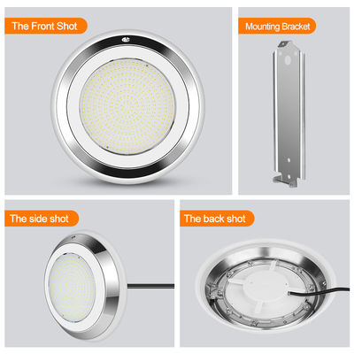 আইপি 68 280 মিমি ওয়াল মাউন্ট স্টেইনলেস স্টীল আরজিবি আন্ডারওয়াটার এলইডি সুইমিং পুল লাইট