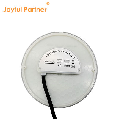 সম্পূর্ণ রেজিন ভর্তি ফ্ল্যাট PAR56 LED পুল লাইট UV সুরক্ষা PC উপাদান প্রতিস্থাপন হ্যালোজেন ল্যাম্প 35W 42W