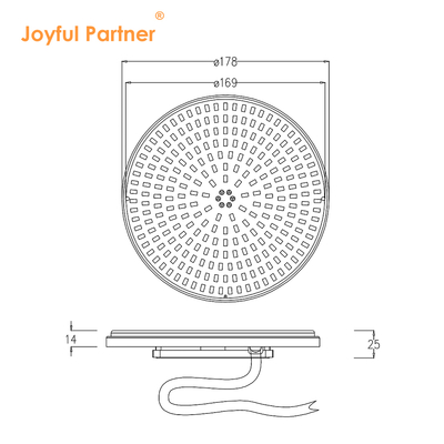AC12V আল্ট্রাথিন এলইডি প্যানেল সাঁতারের আলো 6W 10W 18W 25W 35W সহজ প্রতিস্থাপন নিয়মিত তাপ ছড়িয়ে
