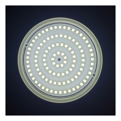 রজন ভরাট পুল লাইট রিফ্লেক্টর 160mm DC12V 10W সম্পূর্ণ প্লাস্টিক SMD2835 108pcs RGBW রঙ ধ্রুবক ভোল্টেজ