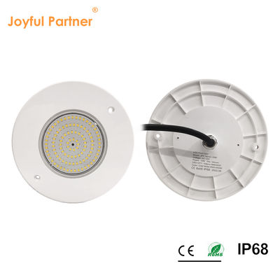 রজন ভরাট পুল লাইট রিফ্লেক্টর 160mm DC12V 10W সম্পূর্ণ প্লাস্টিক SMD2835 108pcs RGBW রঙ ধ্রুবক ভোল্টেজ