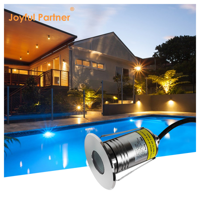 স্টেইনলেস স্টীল 316 অভ্যন্তরীণ জলজ আলো DC12V/24V 3W RGB LED SPA পুল লাইট সিই RoHS IP68 3000k সঙ্গে