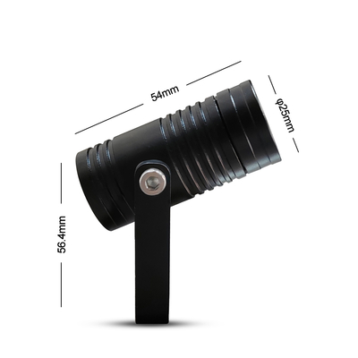 12V 24V IP65 অ্যালুমিনিয়াম 1W LED স্পাইক গার্ডেন লাইট আউটডোর ল্যান্ডস্কেপ স্পট লন লাইট