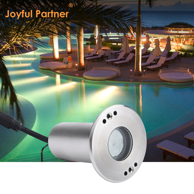LED মিনি ওয়াটারপ্রুফ রিসেসড মার্কার 1W 12V ডিসি 8° সংকীর্ণ বিম কোণ আইপি 68 আউটডোর ল্যান্ডস্কেপ আলো