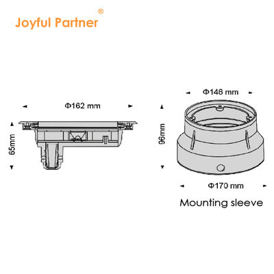 বহিরঙ্গন পুল লাইট DC24V 12W RGB ক্লিয়ার গ্লাস 316 রেইনলেস স্টীল IP68 রক্ষণাবেক্ষণ প্রকল্পের জন্য