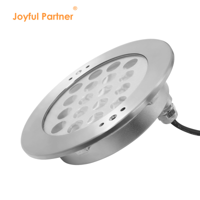 ডিসি24V 18W RGB 316 স্টেইনলেস স্টিল IP68 আন্ডারওয়াটার লাইট, রিমোট এবং ট্রান্সফরমার সহ