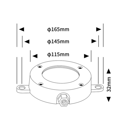 আনন্দিত পার্টনার এলইডি ফোয়ারা লাইট IP68 জলরোধী 316 স্টেইনলেস স্টীল DIA115*32MM পুল লাইট