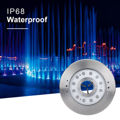 উচ্চ ক্ষমতা IP68 জলরোধী 12W 18W ফোয়ারা RGB LED লাইট সিই RoHS সার্টিফিকেশন সঙ্গে