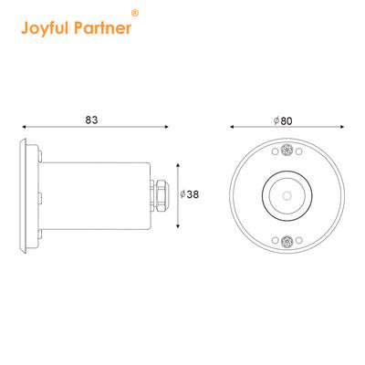 IP68 ভূগর্ভস্থ জলরোধী আলো 3WRGB3in1 LED স্টেইনলেস স্টীল 316L DC24V পুলের সজ্জা