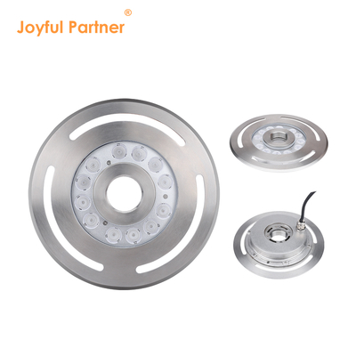 আন্ডারওয়াটার LED ফোয়ারা লাইট IP68 12W 24W 36W উষ্ণ সাদা নীল RGB স্টেইনলেস স্টীল 316L ব্যাসার্ধ 285mm সঙ্গে