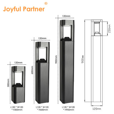 উচ্চ মানের অ্যালুমিনিয়াম হাউজিং গার্ডেন লন ল্যান্ডস্কেপ লাইট Osram LED 10W AC110-265V 30cm 60cm 90cm উচ্চতা