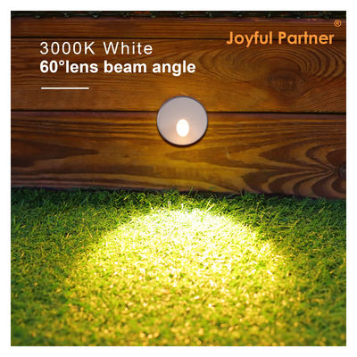 সিঁড়ি জন্য প্লাস্টিকের মাউন্টিং হাতা সঙ্গে মরা ঢালাই অ্যালুমিনিয়াম শরীরের AC220V কাস্টমাইজ Recessed স্টেপ লাইট