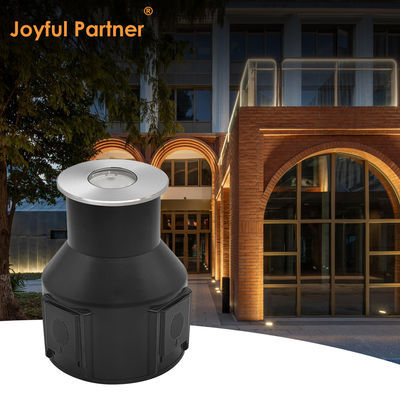 আইপি 67 আন্ডারগ্রাউন্ড লাইট নিম্ন ভোল্টেজ 1W 3W 3000K DC24v গোলাকার বর্গাকার আকৃতি স্টেইনলেস স্টিলের সামনের কভার সহ