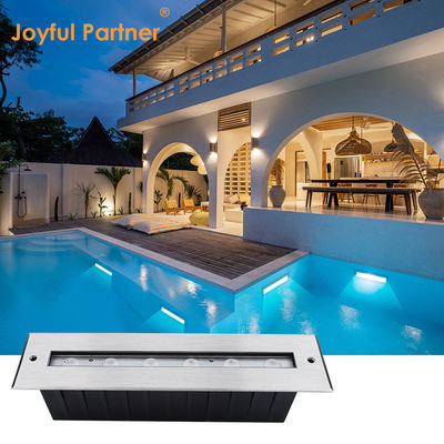 Linear Underwater Pool Light 316 Stainless Steel Warm White DC 24V For Water Gardens