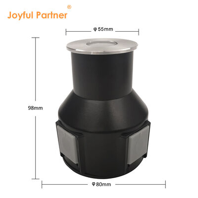 এলইডি ইনগ্রাউন্ড আপলাইট 1W 2W DIA55MM অ্যালুমিনিয়াম হাউজিং CRI85 6000K ডেলাইট