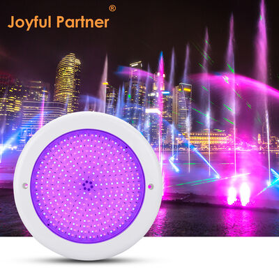 নেতৃত্বাধীন পুল আলো পানির নিচে সাঁতার আলো RGB 230mm 18W পৃষ্ঠ মাউন্ট করা IP68 DC12V 3000K