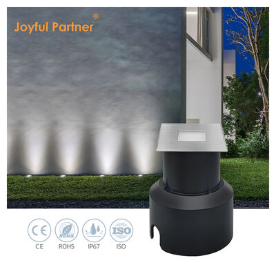 এলইডি আন্ডারগ্রাউন্ড লাইট 3W বর্গাকার আকৃতি 304 বা 316 স্টেইনলেস স্টীল 45 * 45MM ফ্রেম অ্যালুমিনিয়াম ডাই কাস্ট শরীর