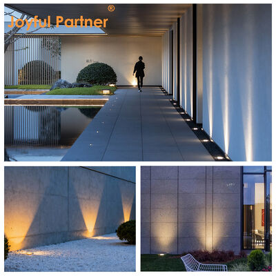 আনন্দময় অংশীদার ডেক স্টেপ গার্ডেন লাইট নিম্ন ভোল্টেজ 12 24V 6W CREE COB উষ্ণ সাদা বর্গক্ষেত্র