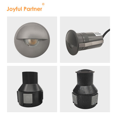 ইনগ্রাউন্ড আপলাইট লাইট আইপি 67 সিই ওয়াটারপ্রুফ 316 স্টেইনলেস স্টীল ট্রিম ডিসি 24 ভি গার্ডেন ইয়ার্ডের জন্য