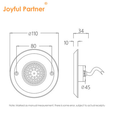 Led পুল লাইট DC12V 42W 10MM পুরুত্ব ইন্টিগ্রেট SMD 2835 RGB কালার পরিবর্তনশীল রেজিন স্টেইনলেস স্টিল উপাদান দিয়ে ভরা
