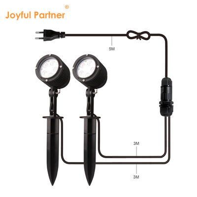 সিই লেড গার্ডেন লাইট বিম অ্যাঙ্গেল ৩০ ডিগ্রি ১০W আরজিবি ৩ইন১ ডিসি২৪ভি আইপি৬৫ ওয়াটারপ্রুফ স্পাইক সহ