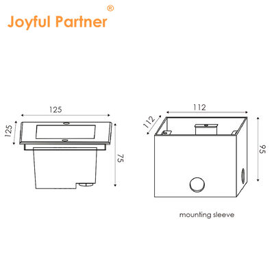 Advanced Square LED Underground Lights 24V 8W 316 Stainless Steel With 2 Year Replacement Warranty