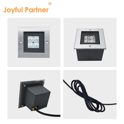 Advanced Square LED Underground Lights 24V 8W 316 Stainless Steel With 2 Year Replacement Warranty