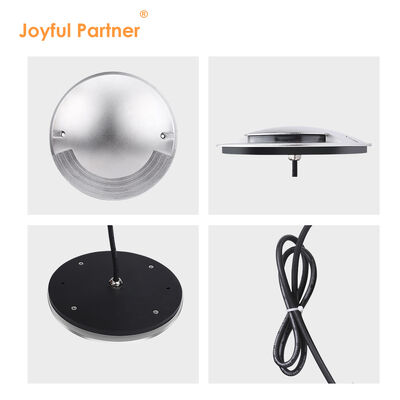 সাইড ইমিটিং ইনগ্রাউন্ড লাইট স্টেইনলেস স্টিল কভার 10W ওএসআরএএম এসএমডি ডিএ 172 এমএম এবিএস মাউটিং আস্তরণের সাথে